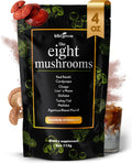 KIKI Green 8 Mushrooms Powder Extract - 4 oz Adaptogenic Complex for Coffee and Smoothies - Lion's Mane, Chaga, Reishi, Cordyceps, Maitake, Shiitake - Focus and Energy