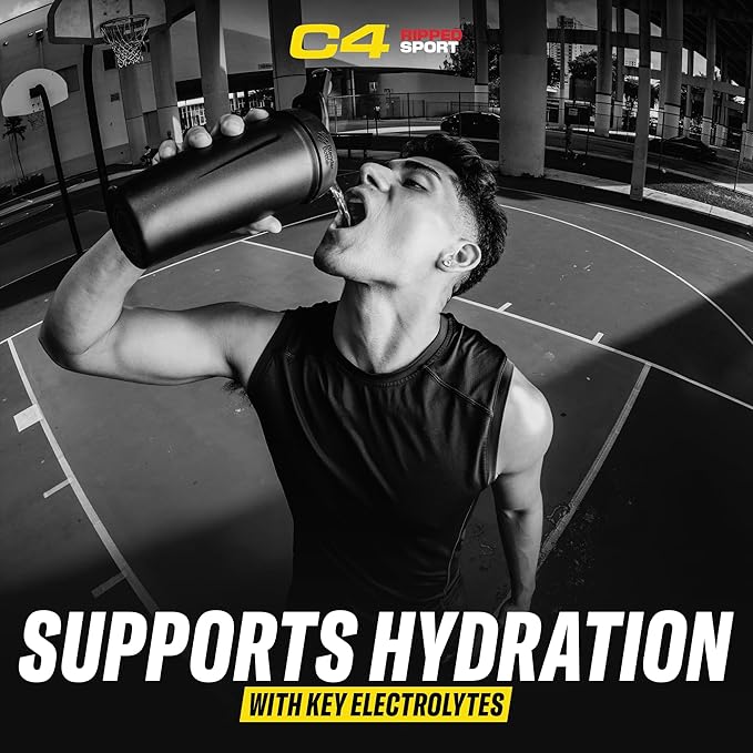 Cellucor C4 Ripped Sport Pre Workout Powder Fat Burner - NSF Certified for Sport + Sugar Free Preworkout Energy Supplement for Men & Women - 135mg Caffeine + Weight Loss - Fruit Punch, 30 Servings