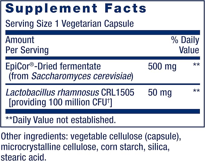 Life Extension FLORASSIST® Immune & Nasal Defense, L. rhamnosus CRL1505, Immune Response, Healthy Nasal Airflow, Seasonal Support, Gluten-Free, Non-GMO, 1 Daily, Vegetarian, 30 Capsules