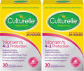 Culturelle 4-in-1 Probiotics for Women, Daily Probiotic & Prebiotic Supplement to Support Vaginal Health, Digestive Health, Immune Health, Occasional Diarrhea, Gas & Bloating Relief, Non-GMO, 30 Count