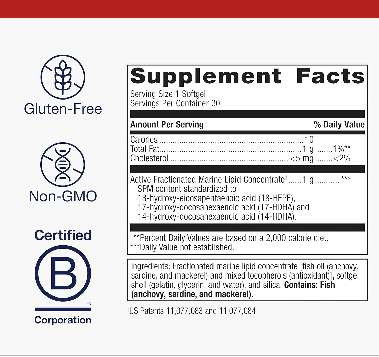 Metagenics SPM Active One Daily - Joint Soreness Supplement with Pro Resolving Mediators* - Encourages Soothing Relief* - Features Next Generation Omega Fish Oil - Non-GMO & Gluten-Free - 30 Softgels