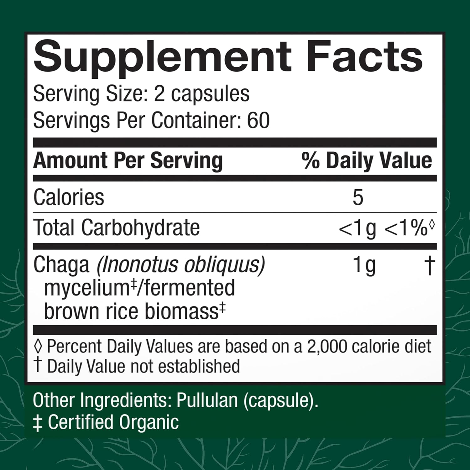 Host Defense Chaga Capsules - Immune System Support Supplement - Chaga Mushroom Capsules for Antioxidant Activity Support - Dietary Mushroom Supplement - 120 Capsules