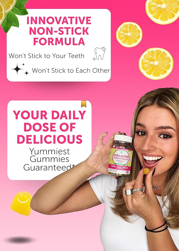 Lunakai Collagen and Women's Multivitamin Gummies Bundle - Non-GMO Anti Aging Supplements with Biotin, Zinc, Vitamin C and E - 100% Daily Value of 16 Essential Vitamins and Minerals - 30 Days Supply