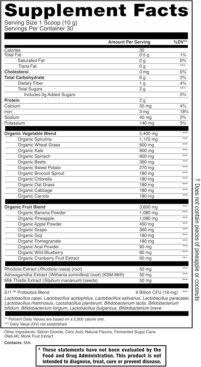 Jocko Fuel Greens & Creatine Bundle - Greens & Superfood Powder + Creatine Powder