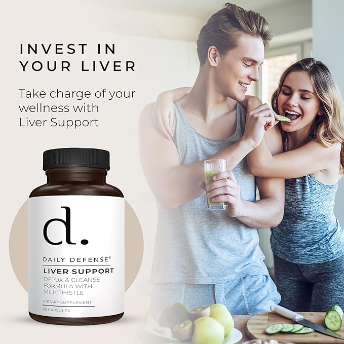 Liver Cleanse and Detox & Repair Formula - Liver Support Supplement with Artichoke Extract for Liver Health - Milk Thistle Liver Detox with Dandelion Leaf Extracts - 60 Capsules