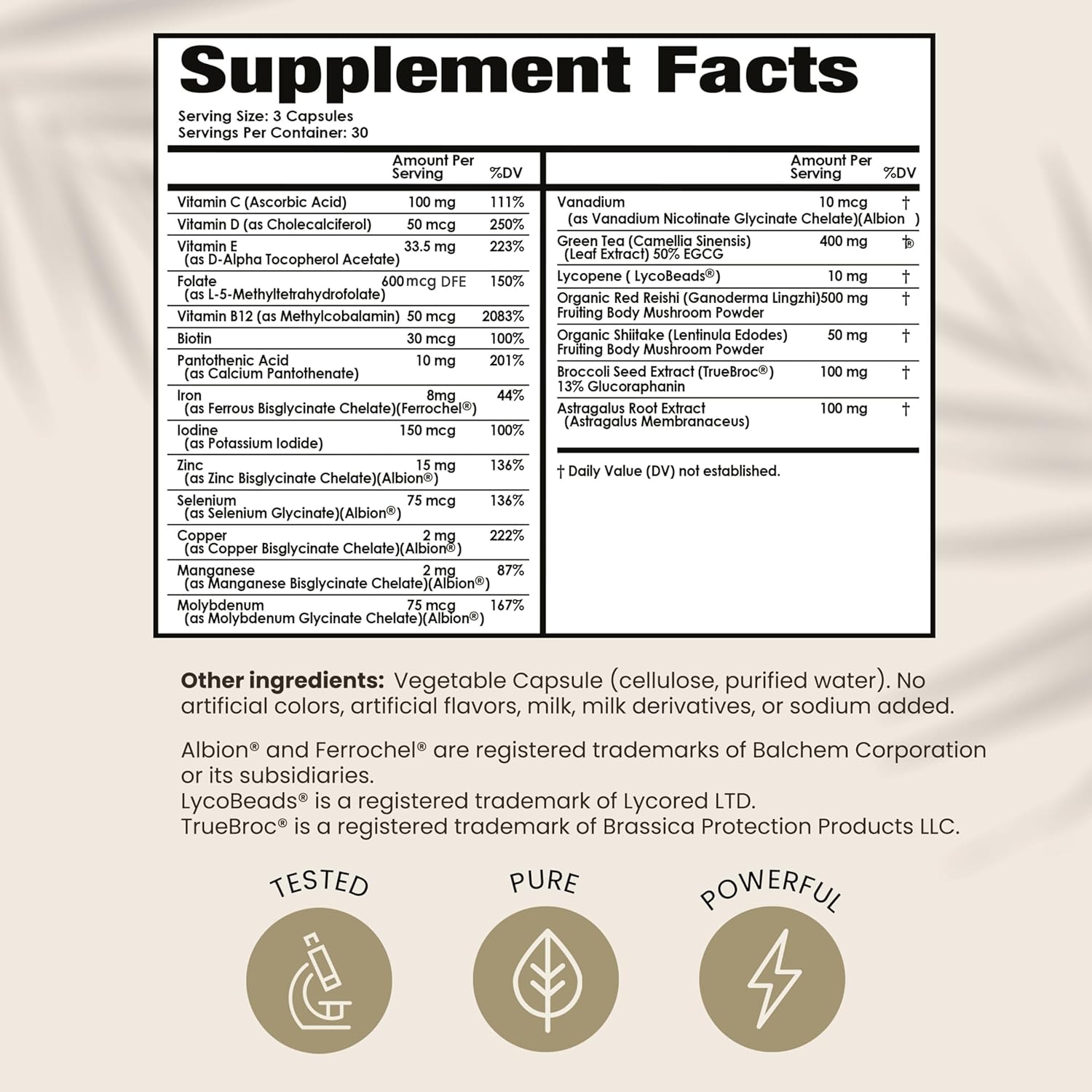 PAPCLEAR Physician Formulated | All Natural Immune Support Supplement | Advanced Powerful Immunity Booster | 21 Vitamins & Nutrients with Organic Shiitake Mushroom & Lycopene | 90 Capsules | Pack of 2