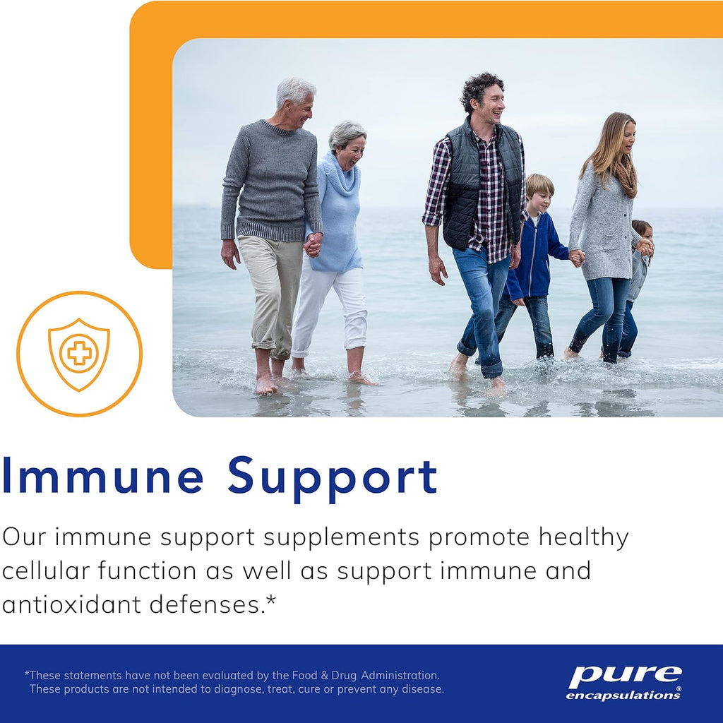 Pure Encapsulations Ascorbic Acid Capsules - 1,000 mg Vitamin C - Antioxidant & Immune Support* - High-Potency Vitamin C - Vegan & Non-GMO - 90 Capsules