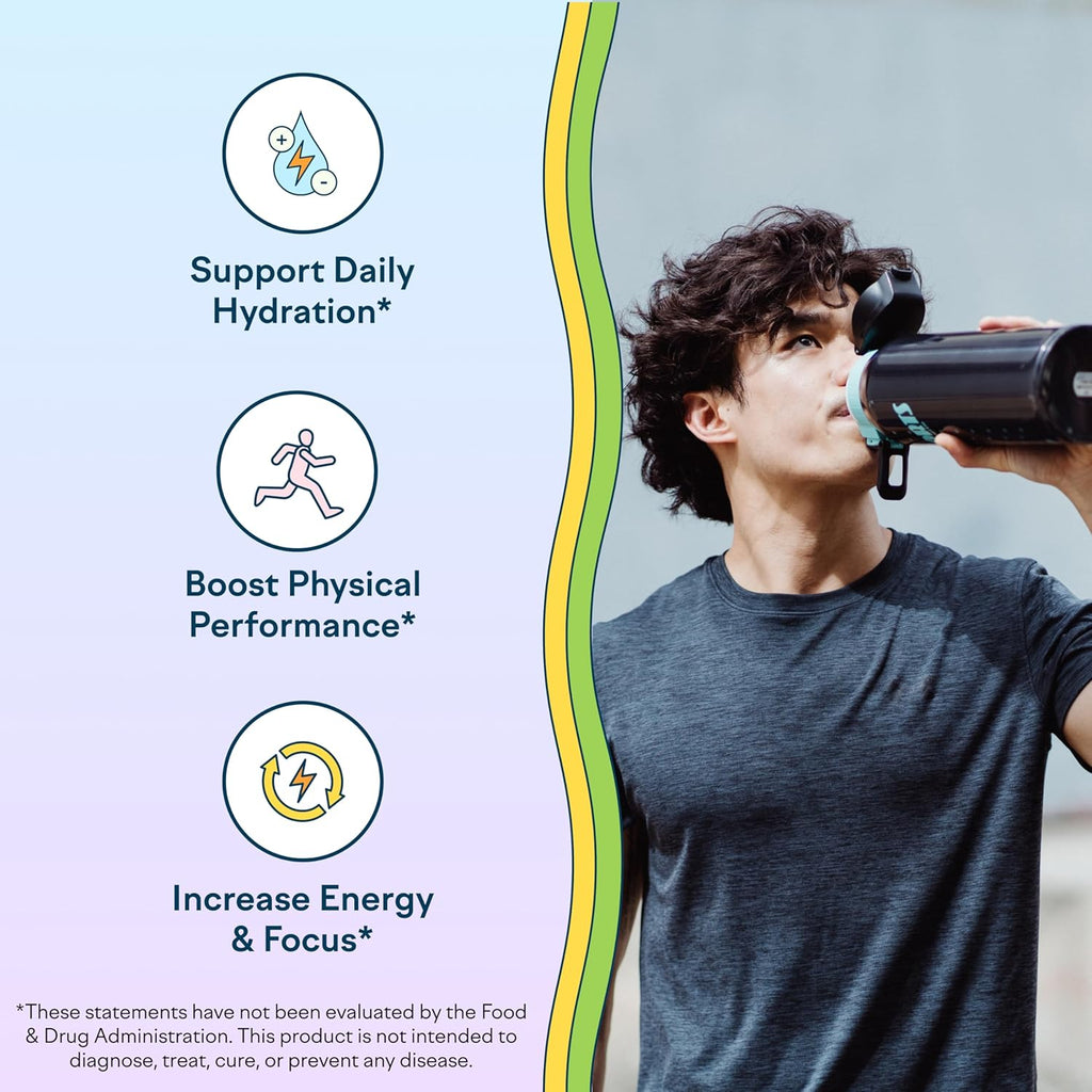 Feel Goods Hydration Hero, 1,000mg Electrolytes Powder, Sugar Free, Magnesium, Organic Aloe Vera, Organic Aloe, L Theanine, Vitamin C & B12, Non GMO, Keto, Vegan | Guava Fresca, 30 Servings