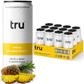 Tru Defense Seltzer, Sparkling Water with Vitamin C, Ginger Extract, Cayenne Pepper & Real Pineapple Juice, Sweetened with Monk Fruit & Stevia, Gluten Free, Vegan, Caffeine Free, 12 FL OZ Can, 12 Pack