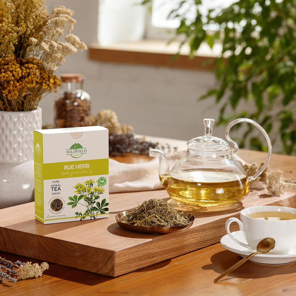 1.8 oz. Ruda Rue Herb Dried Rue Tea (Ruta Graveolens) - 50g Herbal Tea Rueda Seca Ruda Seca