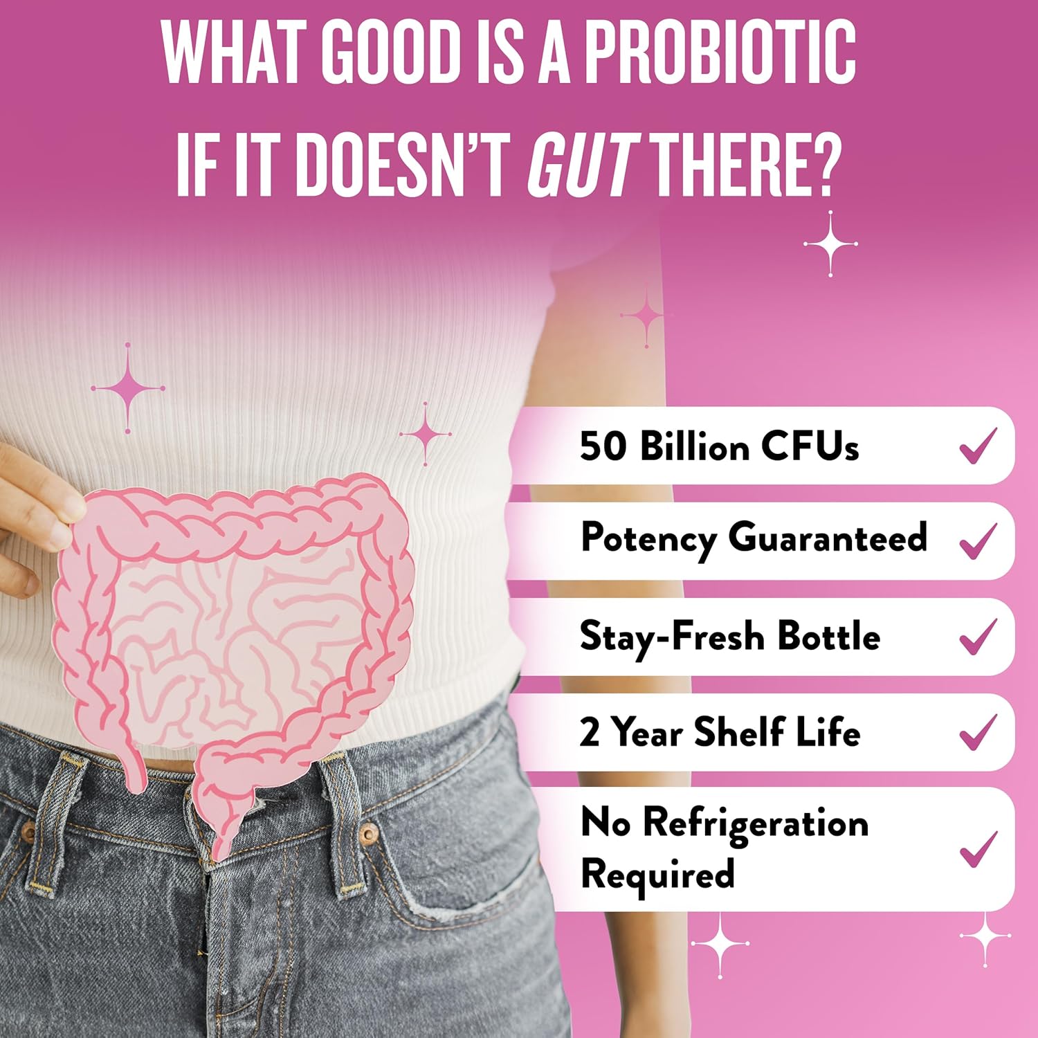 Legendairy Milk Hot Girl Ish™ - Daily Probiotics for Women with 50 Billion CFU - Women's Probiotic Supplement with 20 Probiotic Strains, Prebiotics & Postbiotic for Digestive, Gut & Immune Health