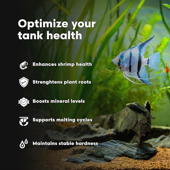 Brightwell Aquatics NeoTiger KH+/GH+ Mineral Supplement Balances Hardness in RO/DI Water with Calcium Magnesium Potassium Sodium for Shrimp Fish Planted Aquariums, 250 ml