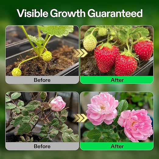 VIVOSUN Liquid Nutrients Base A & B Bundle, Grow Big Hydroponic Fertilizer, Supports Vegetative and Flowering Stages for Outdoor, Indoor Plants, Best Plant Food, Set of Quarts