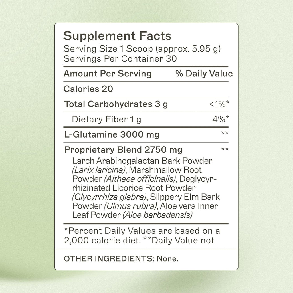 Amy Myers MD Leaky Gut Revive - Gluten-Free & Non-Dairy - Botanical Blend for Healthy Gut Support - GI Health Support with Prebiotic Fiber, Slippery Elm Bark & Marshmallow Root - 6.3 oz (30 Servings)