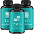 WellPath Zen Stress Relief Supplement + Mood Support (180 ct) | Calm, Stress & Energy Aid | Ashwagandha Root, Rhodiola Rosea, L-Theanine, Lemon Balm | Herbal Capsules