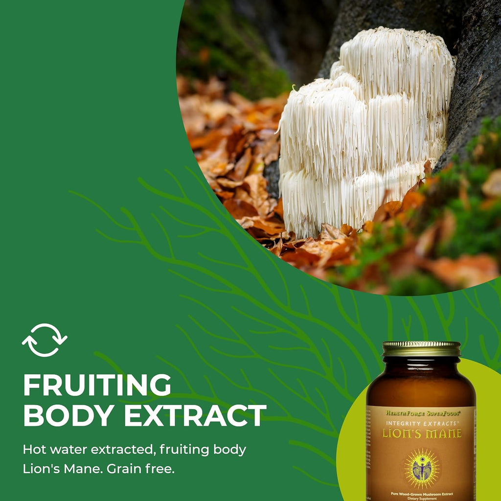 HealthForce SuperFoods Integrity Extracts Lion's Mane - Powder - 150 Grams