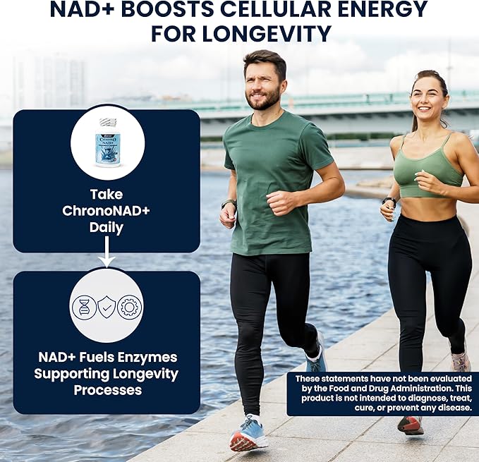 NAD+ Resveratrol Supplement 60 Capsules of 500mg | Anti Aging & Cellular Support Supplements for Women & Men - NAD Supplement Made in USA, (1-Month Supply)