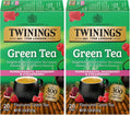 Twinings Green Tea with Pomegranate, Raspberry, & Strawberry Individually Wrapped Bags, 20 Count (Pack of 2), Caffeinated, Enjoy Hot or Iced, 20 Teabags
