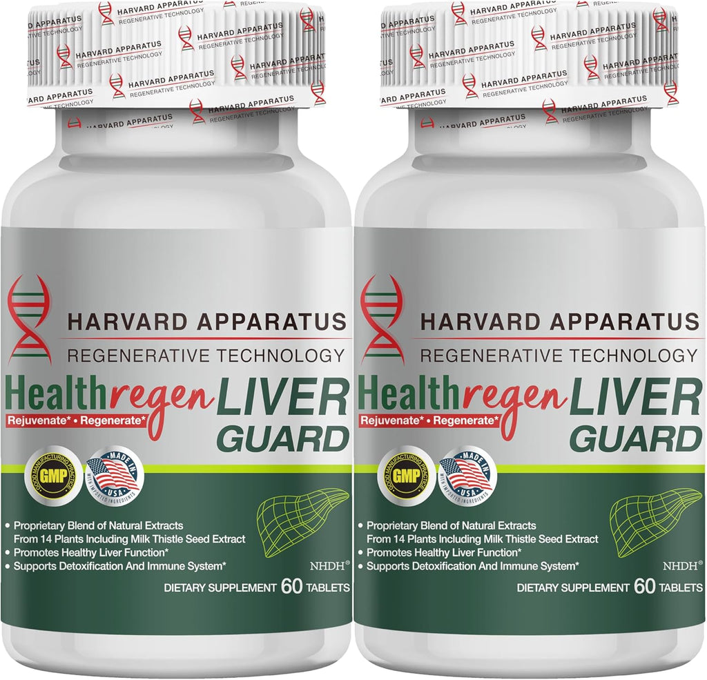 Harvard Apparatus Advanced Liver Cleanse Detox & Repair - Herbal Liver Support with 14-in-1 Herbs-Silymarin Milk Thisitle with Dandelion, Artichoke, Ginger, Boost Energy & Digestive, 120 Tablets
