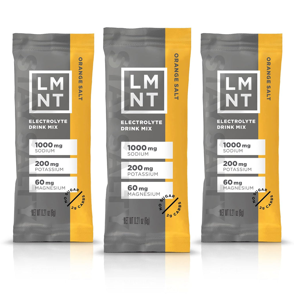Drink LMNT Zero Sugar Electrolytes - Orange Salt | Drink Mix | 30-Count