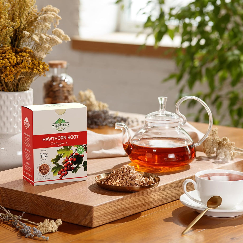 4 oz. Hawthorn Root Herbal Tea (Crataegus L.) - 113g Pigweed Herb Tea Espino Blanco