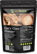 Go Nutra - Cat’s Claw Powder, Pure Cats Claw Herbal Supplement Wildly Harvested from Peru, All Natural UNA de Gato for Water, Tea, Juice, and More, Non-GMO, Gluten-Free, Vegan, 8 oz