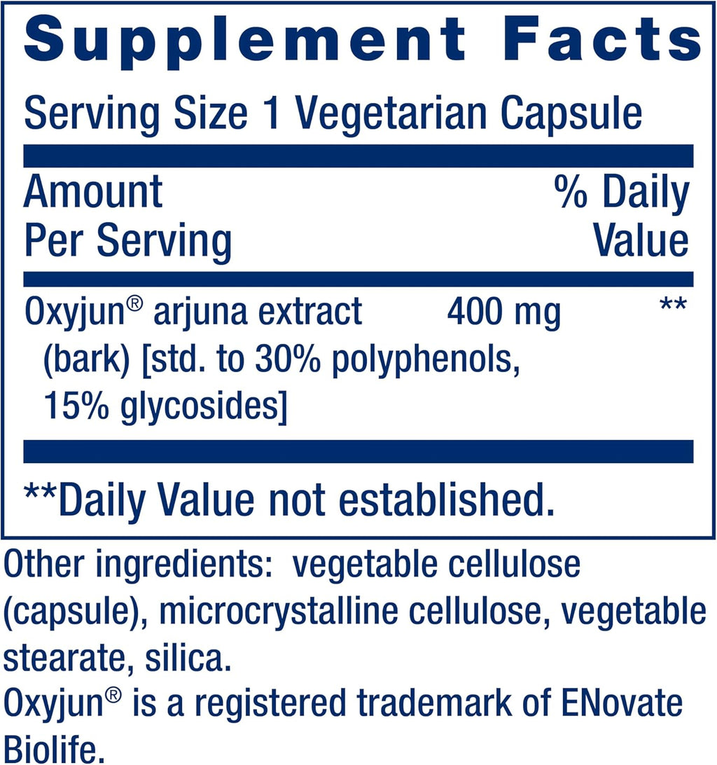 Life Extension Cardio Peak, Cardiovascular Supplement, Heart Health, arjuna, 1-Daily, Gluten Free, Non-GMO, Vegetarian, 30 Capsules