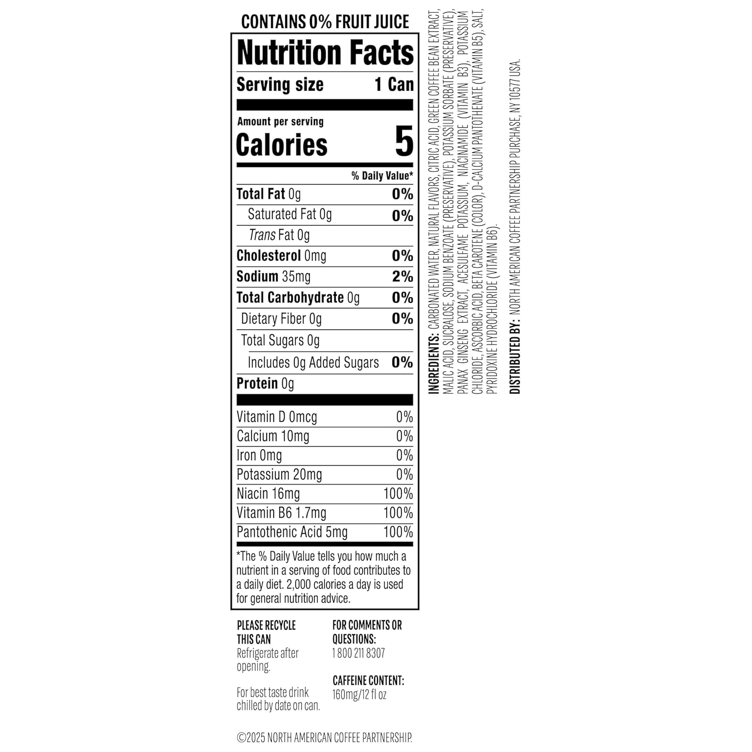 Starbucks Iced Energy Drink, Tropical Peach, Zero Sugar Energy Drink, Plant Based Caffeine, Hydration, Mental Clarity, 12 Fl Oz Cans (Pack of 12)