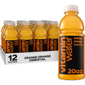 vitaminwater Essential Orange-Orange, Flavored Water Beverage, 20 fl oz Bottles, 12 Pack