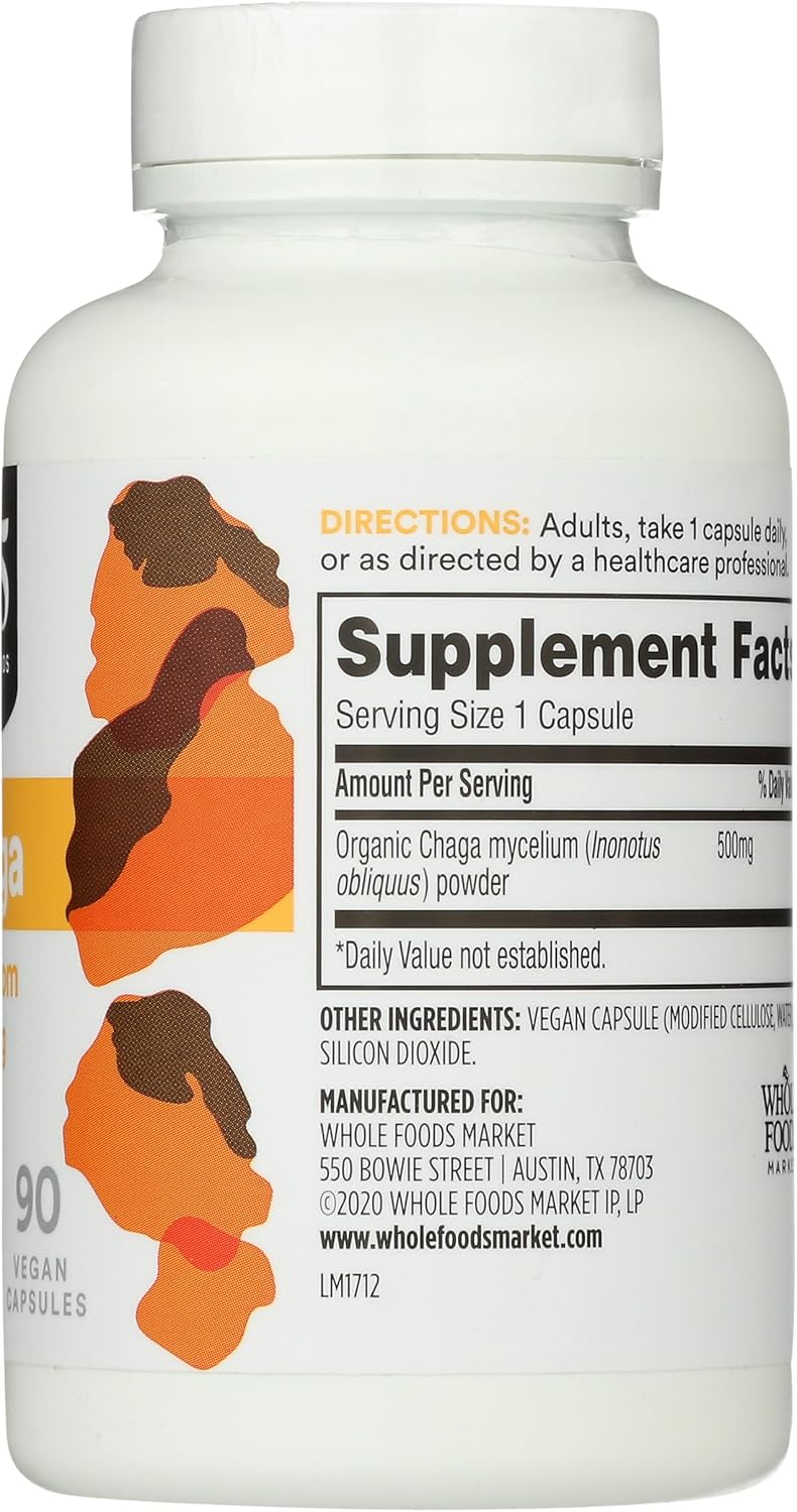 365 by Whole Foods Market, Chaga, 90 Count