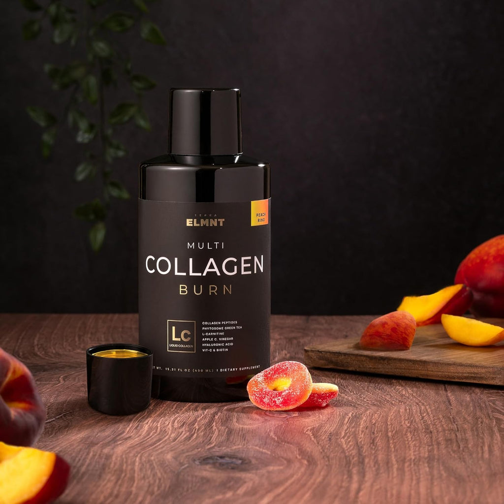 Premium Liquid Collagen for Women Weight Loss & Beauty w. Hyaluronic Acid, Biotin, L-Carnitine, Apple C Vinegar - Ultra Pure Multi Collagen Protein Shots Drink + Hair & Skin Liquid Vitamins - Colageno