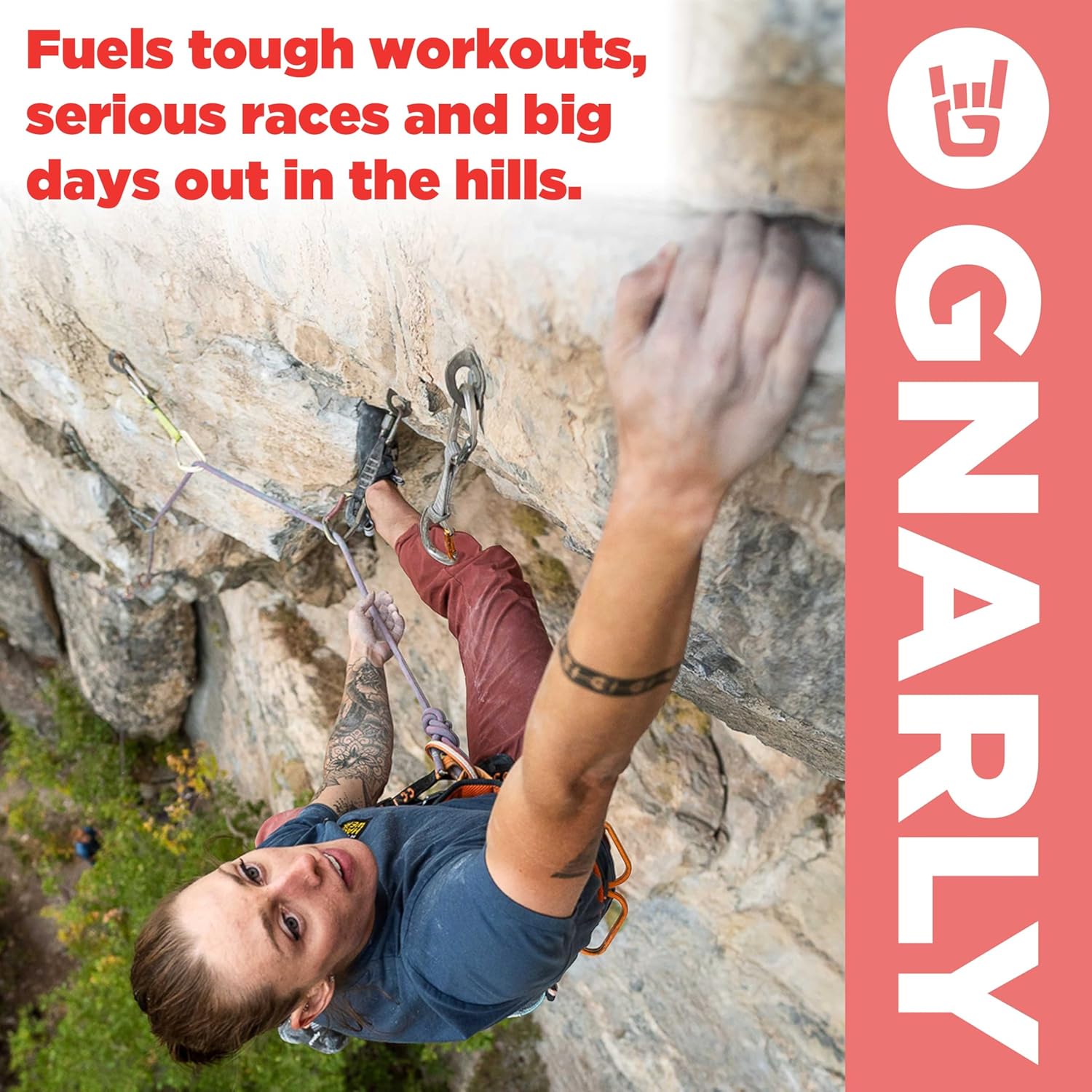 Gnarly Nutrition Hydrate Electrolyte Powder – Ruby Red Grapefruit Exercise Hydration Drink Mix – NSF Contents Certified – Electrolyte Solution, Performance & Recovery – Ruby Red Grapefruit, 14.10 oz