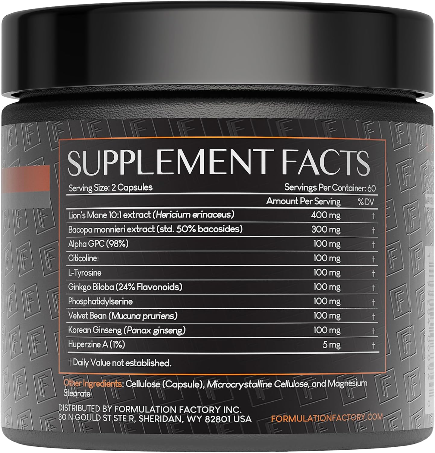 Boss Mode 10-in-1 Nootropic Cognitive Enhancement Supplement, Focus & Memory Booster, Featuring Lion’s Mane, Bacopa Monnieri, Alpha-GPC, Ginseng & More 120 Capsules (1 Pack)