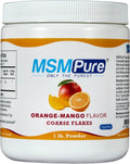 KALA HEALTH MSMPure Orange Mango Flavored Coarse MSM Powder Flakes – US-Made MSM for Joint Health, Skin Appearance, and Hair & Nail Support – 1 lb, Organic Sulfur