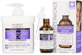 Advanced Clinicals Hyaluronic Acid Moisturizer Body Cream + Hyaluronic Acid Serum 2PC Skin Care Set | Face Serum & Body Lotion Help Diminish Appearance Of Wrinkles, Fine Lines, & Dry Skin, 2PC Bundle