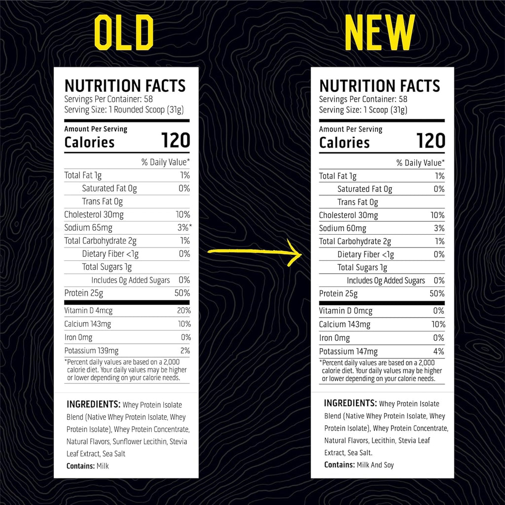 Ascent 100% Whey, Native Whey Protein Blend - Clean Post Workout Recovery, Digesting, Zero Artificial Flavors & Sweeteners, Gluten Free, 5.5g BCAA, 2.6g Leucine, Vanilla Bean 4 lb.