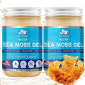 Sea Moss Gel by BioVitalica - Irish sea Moss raw Organic - Premium Quality - Dr Sebi, Vegan superfood for Cells - 100% Natural Seamoss Gel - (Pack of 2, Original)