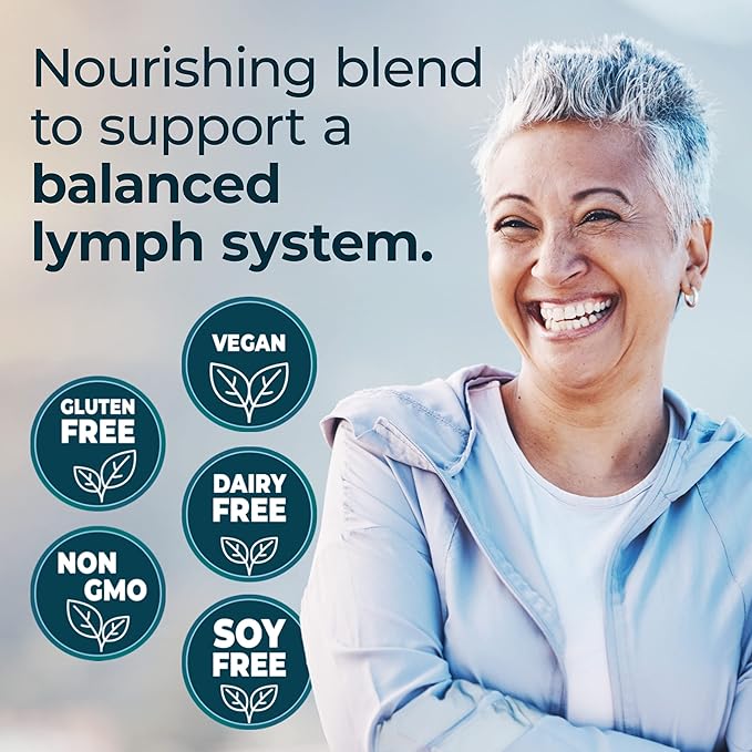 PUREHEALTH RESEARCH Lymph System Support - Lymphatic Drainage Supplement for Women & Men - Bromelain, Echinacea, Dandelion, Burdock Root, Lemon Powder, Kelp, Rutin, Cleavers & More - 360 Capsules