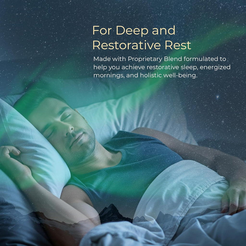 Peace Sleep - Sleep and Recovery Chocolate Powder Drink Mix - Sleep Aid Supplement with GABA, L-Tryptophan, L-Theanine, Glycine - for Tranquil Sleep, Restful Nights, Productive Days - Gluten Free
