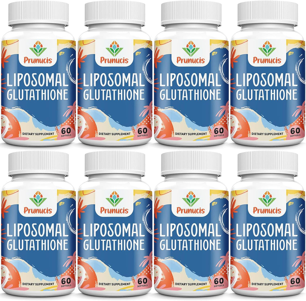 2400MG Liposomal Glutathione, with Vitamin C, Milk Thistle & Alpha-Lipoic Acid, Master Antioxidants, Pure Reduced L-Glutathione - Immune System, Cell Repair, Energy, High Absorption, 480 Softgels