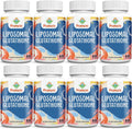 2400MG Liposomal Glutathione, with Vitamin C, Milk Thistle & Alpha-Lipoic Acid, Master Antioxidants, Pure Reduced L-Glutathione - Immune System, Cell Repair, Energy, High Absorption, 480 Softgels
