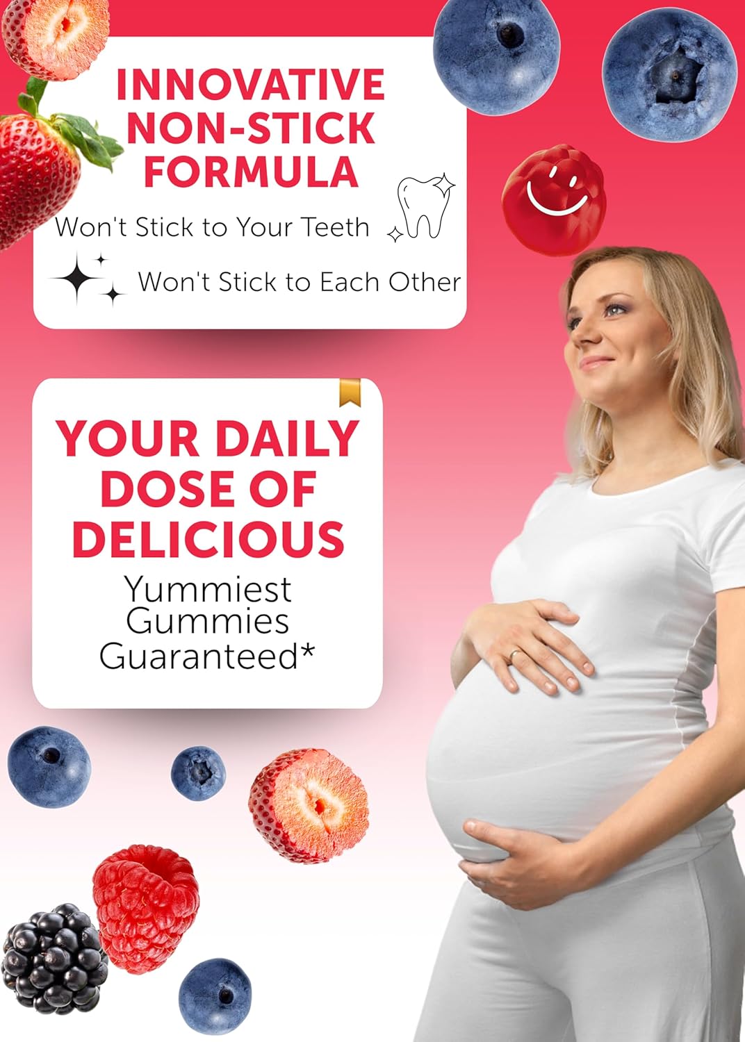 Lunakai Prenatal and Vitamin D3 Gummies Bundle - Pregnancy Multivitamin Gummy with Iron & Folic Acid - Immunity, Bone and Mood Support Supplement for Adults - 30 Days Supply