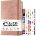Legend Wellness Planner & Food Journal Pocket – Daily Diet & Health Journal with Weight Loss, Measurement & Exercise Trackers – Lifestyle & Nutrition Diary – Lasts 6 Months, 3.9x6.3″ – Rose Gold