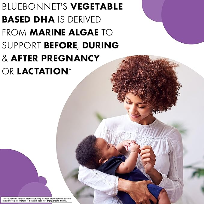 Bluebonnet Nutrition Ladies' One Prenatal DHA, Daily Nutrition for Prenatal Health*, Non-GMO, Vegan, Gluten-Free, 30 Vegetarian Softgels, 30 Servings