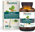 Himalaya Organic Ashwagandha Root, 60 Day Supply - Herbal Adrenal Support Supplements for Stress Relief and Energy Support - USDA Organic, Non-GMO, Vegan, Gluten Free, No Additives, 670 mg, 60 Caplets
