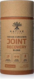 Indian Curcumin: Joint Recovery | Turmeric, Tamarind Seeds, Boswellia and Black Pepper Extracts | Biodegradable BPA-Free Bottle | 30 Capsules | MAHA | Dietary Supplement