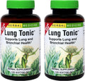 Herbs Etc. Lung Tonic - Lung Supplement for Bronchial Support - Healthy Breathing Support with Mullein, Horehound & Grindelia - 120 Softgels - 2 Pack