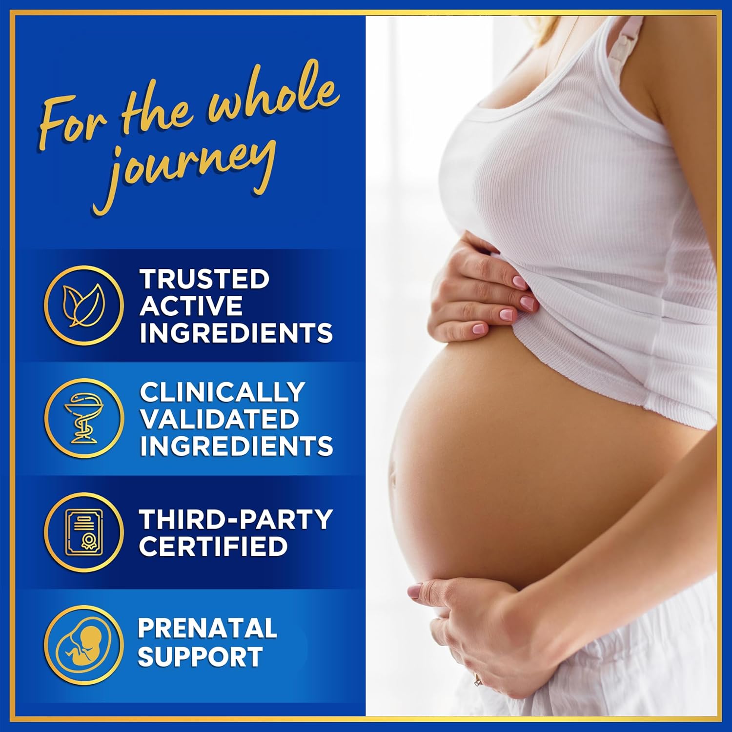 Iron and Folic Acid Supplements for Women - 35mg Gentle Iron Vitamin, Folic Acid 400mcg - Anemia, Period, Pregnancy Support Supplement, Ferrous Sulfate Pills - 60 Vegan Non-Constipating Tablets