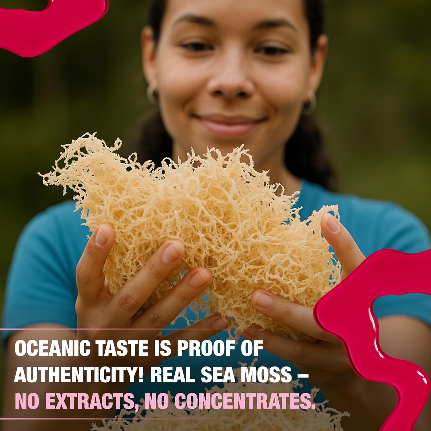 Biolore Strawberry Sea Moss Gel Made in USA Raw Wildcrafted Irish Seamoss, Essential Vitamins, Trace Minerals, Vegan Superfood, Trial Size 8 Fl Oz (Pack of 1)