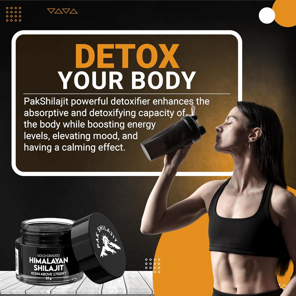 Pure Himalayan Shilajit Resin 45 Days Sun Dried & Gold Graded Shilajit Above 17000FT | Purified & Organic, 85 Plus Natural Minerals, Rich in Fulvic & Humic Acid for Men & Womens (15Gram)